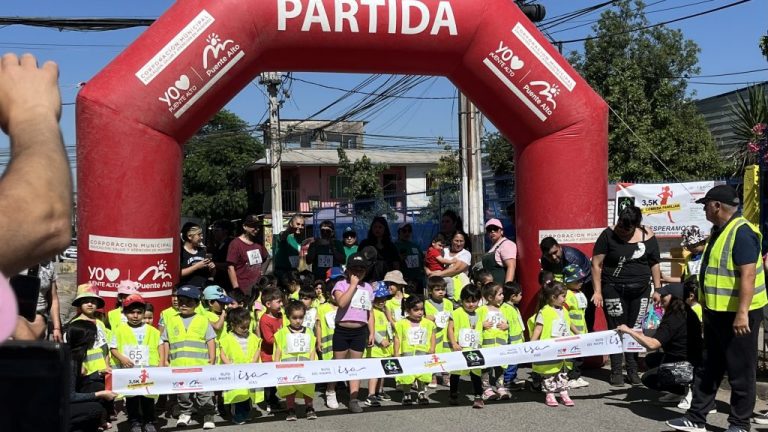 ¡Un éxito! Corrida familiar de Isa Ruta del Maipo reunió a grandes y pequeños en jardín de Puente Alto