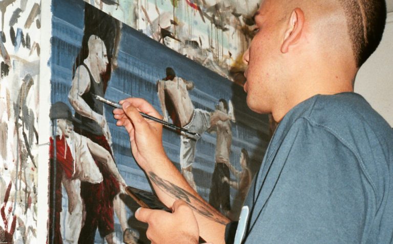 Artista puentealtino Noah Bliazi presenta obras en Edificio Municipal de Puente Alto