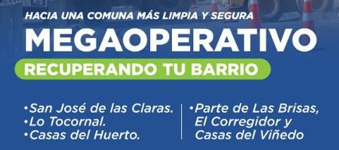 Municipalidad de Puente Alto anunció nuevo Megaoperativo de recuperación de espacios