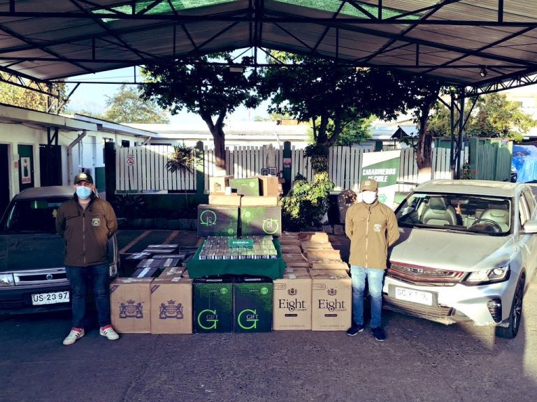 25 mil cajetillas incautadas: Cae contrabandista que suministraba cigarros a vendedores ambulantes de Puente Alto