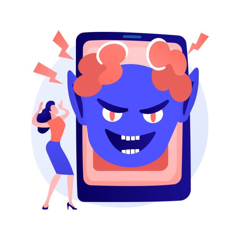 Violencia simbólica en red: las nuevas máscaras del poder digital Foto: Vectorjuice
