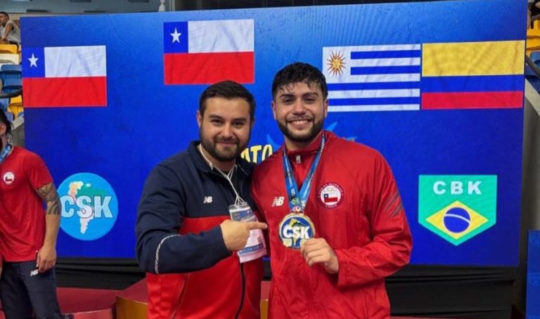 Deportista puentealtino Daniel Manríquez se consagró Bicampeón Sudamericano de Karate