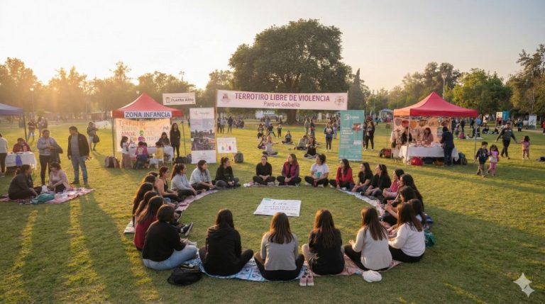 Municipalidad de Puente Alto impulsa jornada “Territorio Libre de Violencia” en el Parque Gabriela