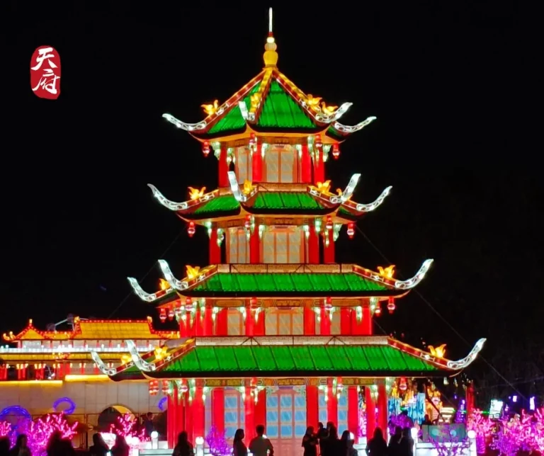 El festival Tianfu seguirá iluminando el Pueblito de las Vizcachas hasta el 30 de abril