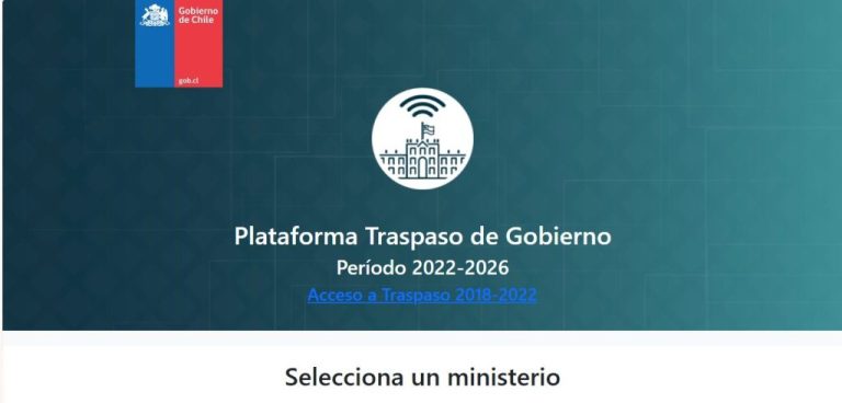Gobierno habilitó plataforma digital para el traspaso de información de cara al cambio de administración Gobierno habilitó plataforma digital para el traspaso de información de cara al cambio de administración