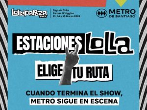 Metro de Santiago extenderá su horario por Lollapalooza 2026: revisa estaciones habilitadas y horarios