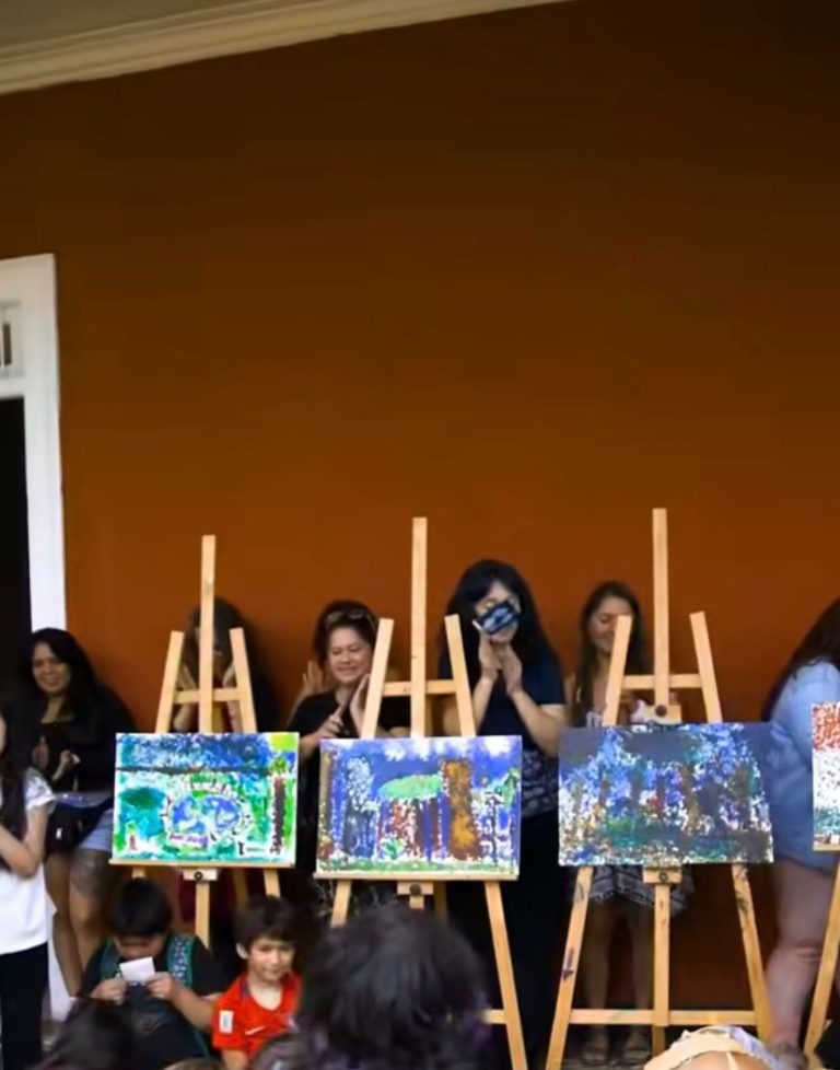 Para despertar la creatividad de los niños: Escuela Arte Vivo en el Parque Gabriela, Puente Alto