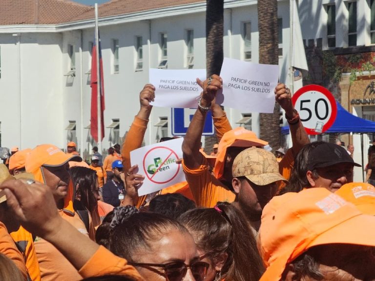 Pacific Green vuelve a fallar: trabajadores protestan por sueldos impagos