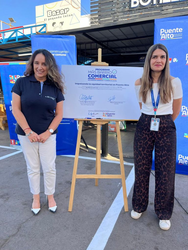 Municipalidad de Puente Alto e ISA Vías colaboran para renovar fachadas de barrios comerciales