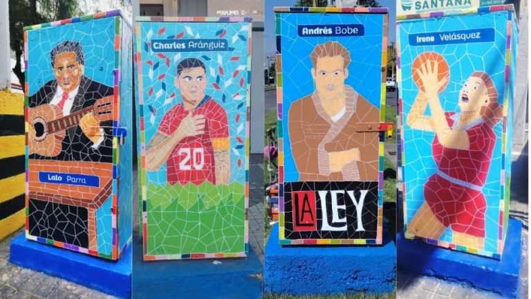 Murales urbanos rescatan a figuras icónicas de Puente Alto