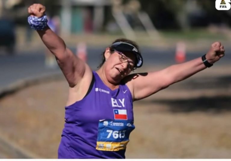 Puente Alto celebra a Elizabeth Osorio: vecina de Bajos de Mena completó la Maratón de Santiago a los 64 años