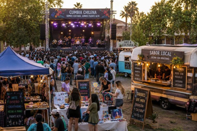 La Otra Cuadra abre espacio a emprendedores y pymes en una jornada con sabor a cumbia en Puente Alto