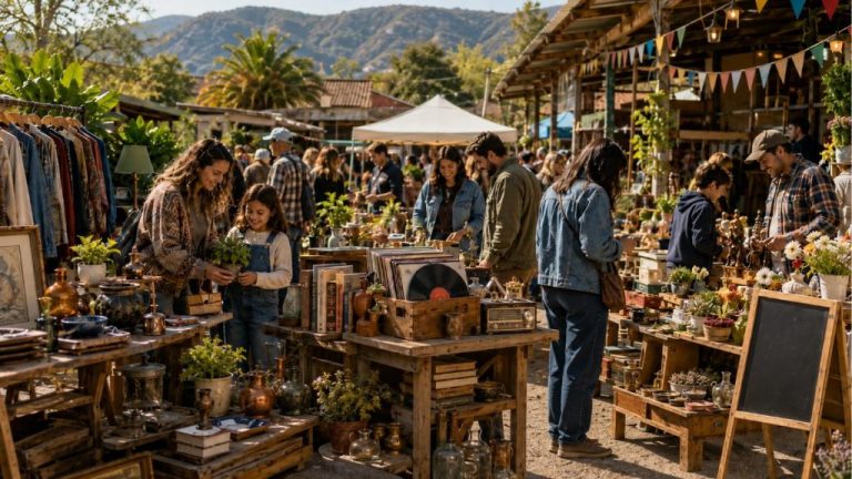 Gran Feria de las Pulgas llega al Galpón Mercado de Productores de Pirque