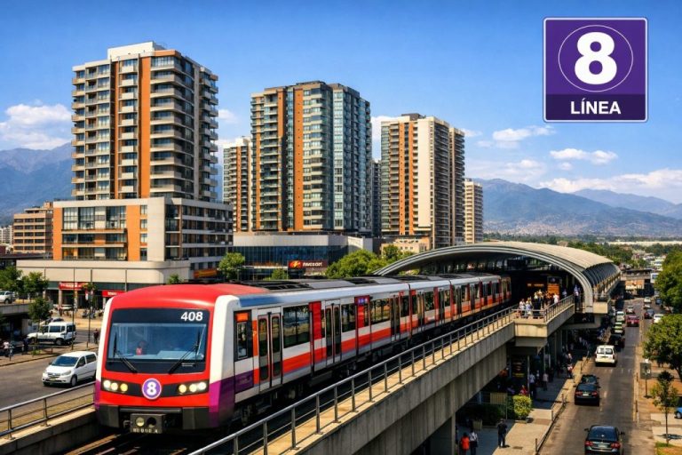 Extensión de la Línea 8 del Metro a Puente Alto podría crear un nuevo polo inmobiliario Linea 8 en Puente Alto
