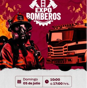 Expo bomberos en Puente Alto