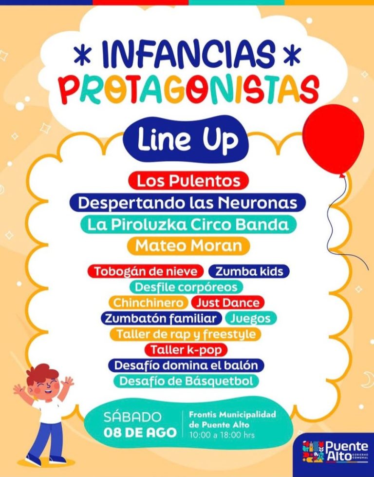 Puente Alto celebrará a los niños con entretenida jornada familiar