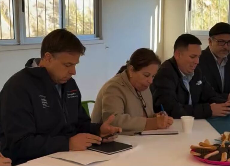 Con presencia de Alcalde Matías Toledo y Germán Codina: Se realiza reunión de seguridad en Bajos de Mena
