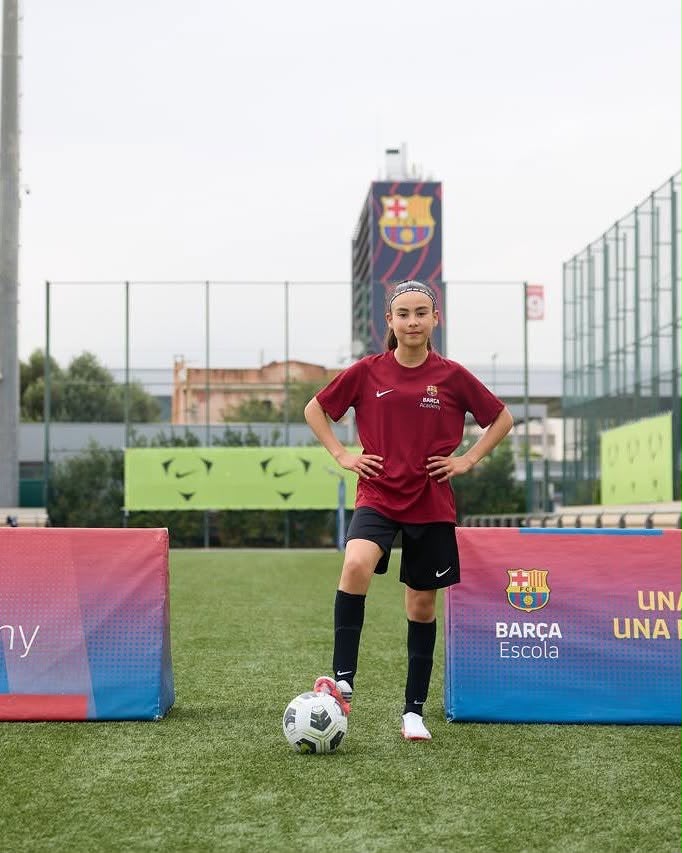 Magdalena Pino participa en entrenamientos del FC Barcelona