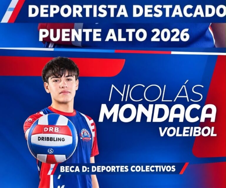 Nicolás Mondaca, el joven deportista de Puente Alto reconocido con una beca municipal
